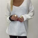 maglione con scollo a v over week